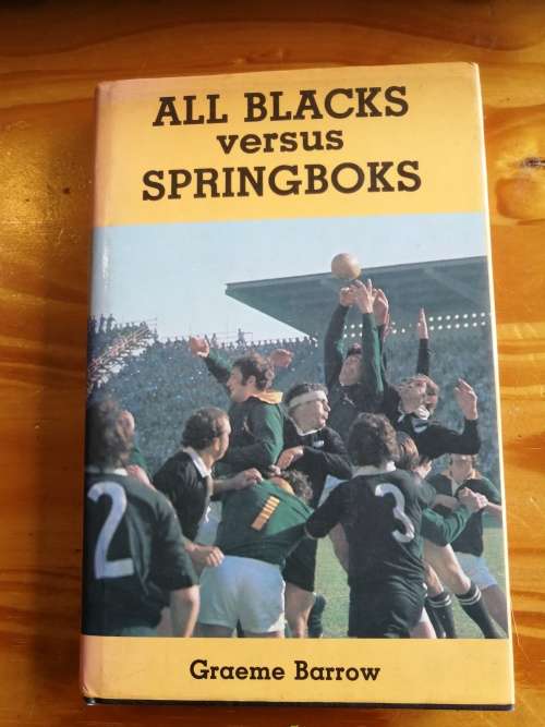 ALL BLACKS VERSUS SPRINGBOKS GRAEME BARROW