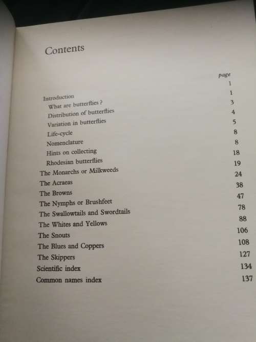 BUTTERFLIES OF RHODESIA RICHARD COOPER ( A Bundu book )