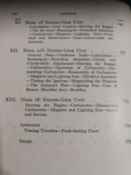 THE VILLIERS ENGINE B E BROWNING Motor Cycle Maintenance and Repair Series Reprint 1952