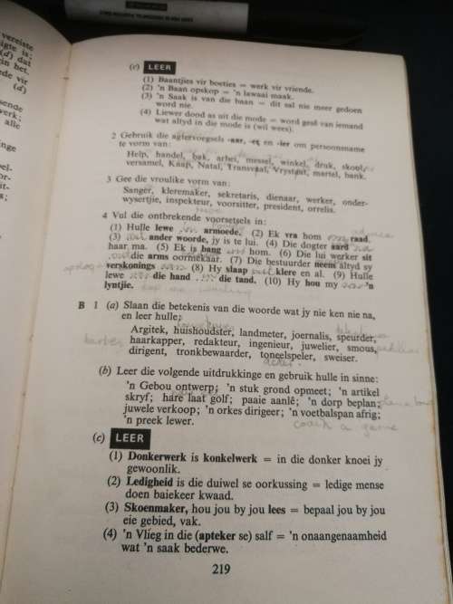 LEES GESELS SKRYF P F DE KLERK A J BOTHA NICO J LE ROUX Afrikaans as Tweede Taal vir Std VI VII VIII