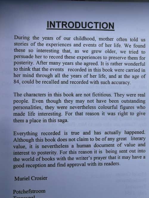 CRAB SOUP and other stories an autobiography DIRKIE JOUBERT (Mrs H M EVANS )