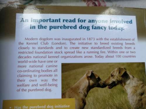 SOS DOG The PUREBRED DOG HOBBY RE-EXAMINED JOHAN and EDITH GALLANT dogs