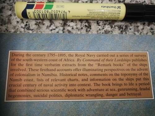 BY COMMAND OF THEIR LORDSHIPS JILL KINAHAN  Exploration of the Namibian Coast Royal Navy 1795 - 1895