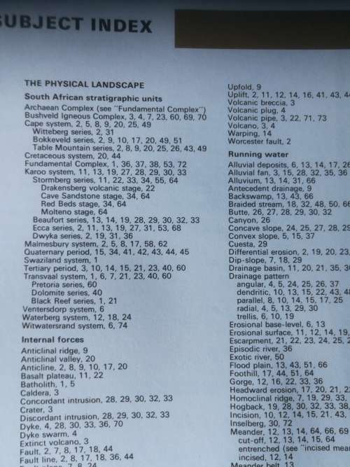 The South African LANDSCAPE Exercise Manual for MAP and AIR PHOTO INTERPRETATION E C LIEBENBERG Geog