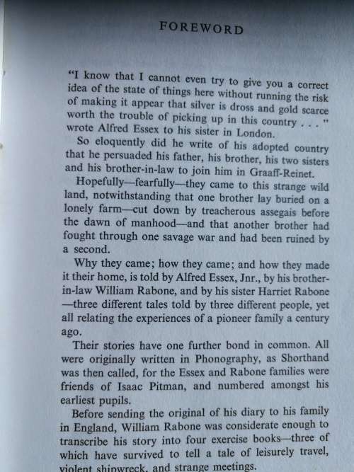 THE RECORDS OF A PIONEER FAMILY Transcribed and Edited by Authur Rabone