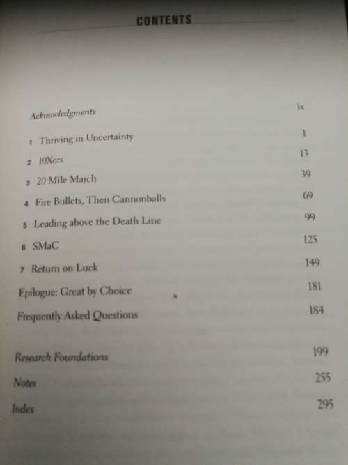 GREAT BY CHOICE JIM COLLINS MORTEN T HANSEN Uncertainty Chaos and Luck -Why some thrive despite them