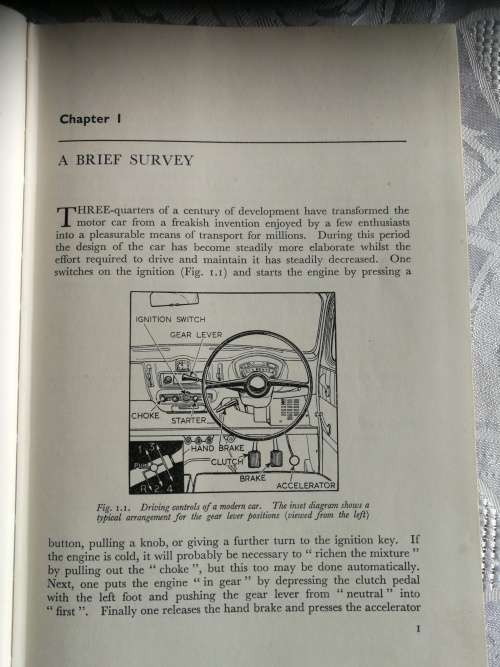 AUTOCAR HANDBOOK Complete Guide to the Modern Car Twenty Second Edition 1960