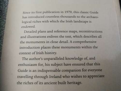 GUIDE to NATIONAL and HISTORIC MONUMENTS of IRELAND PETER HARBISON