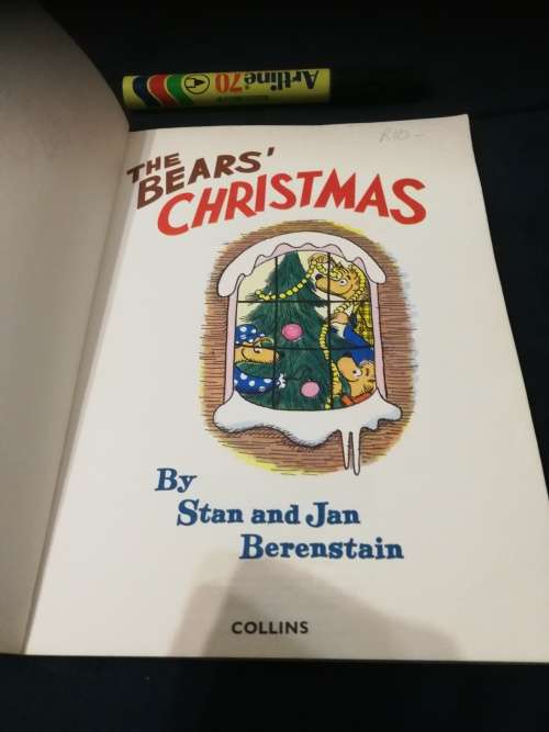 THE BEARS` CHRISTMAS by STAN and JAN BERENSTAIN Softcover 1970
