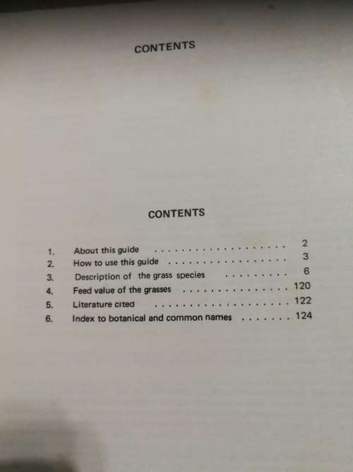 COMMON GRASSES OF THE ORANGE FREE STATE B R ROBERTS