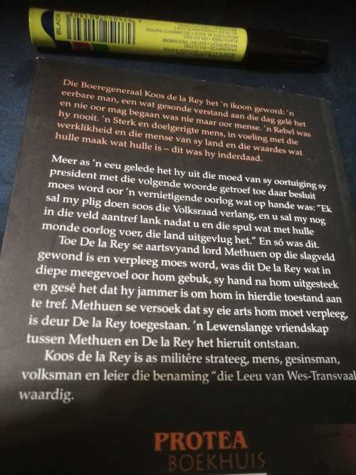 DE LA REY FRANSJOHAN PRETORIUS Die Leeu van Wes-Transvaal Afrikaans Sagteband