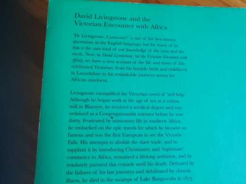 DAVID LIVINGSTONE and the VICTORIA ENCOUNTER with AFRICA  ( National Portrait Gallery )