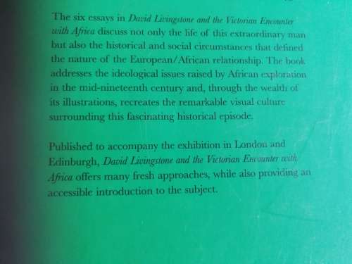 DAVID LIVINGSTONE and the VICTORIA ENCOUNTER with AFRICA  ( National Portrait Gallery )