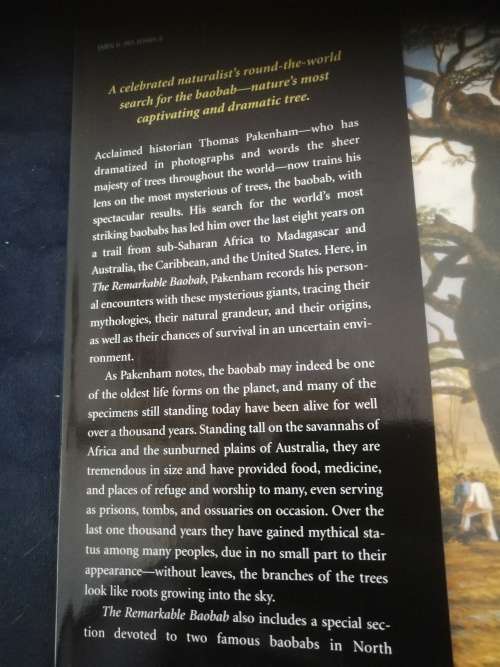 THE REMARKABLE BAOBAB THOMAS PAKENHAM ( trees )