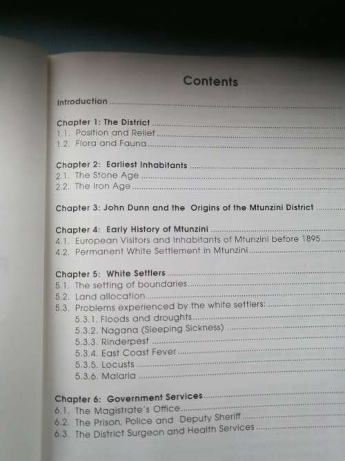 MTUNZINI A HISTORY FROM EARLIEST TIMES TO 1995 Vol 1 ALBERT van JAARSVELD Zululand Natal North Coast