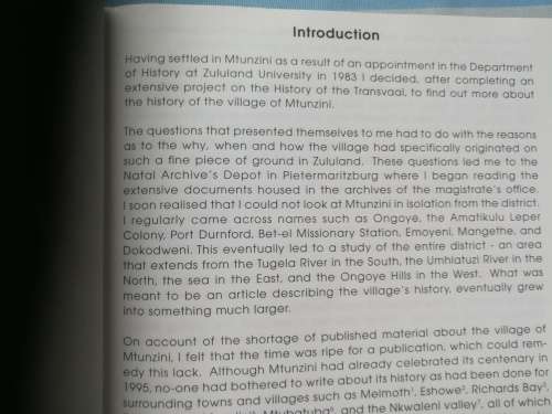 MTUNZINI A HISTORY FROM EARLIEST TIMES TO 1995 Vol 1 ALBERT van JAARSVELD Zululand Natal North Coast