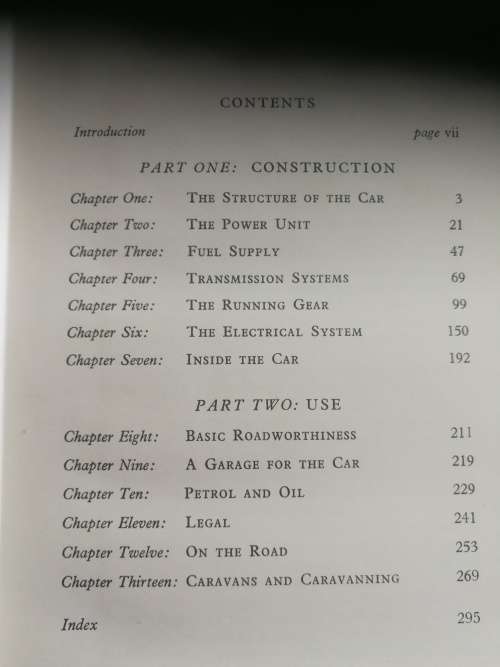 THE MOTOR MANUAL 36th Edition 1959  ( Automobile )