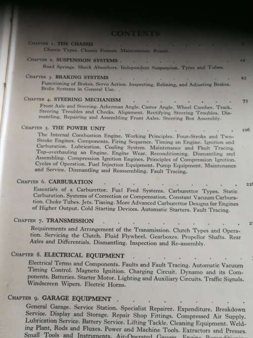 PRACTICAL AUTOMOBILE ENGINEERING Illustrated ( Odmans Press Revised Edition  around 1947 ) Motor