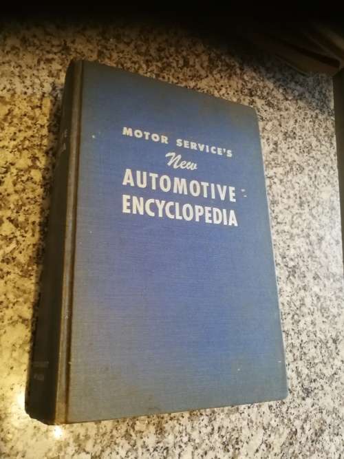 MOTOR SERVICES NEW AUTOMOTIVE ENCYCLOPEDIA WILLIAM K TOBOLDT JUD PURVIS 1954