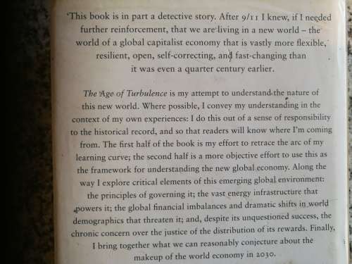 ALAN GREENSPAN THE AGE OF TURBULENCE Adventures in a New World