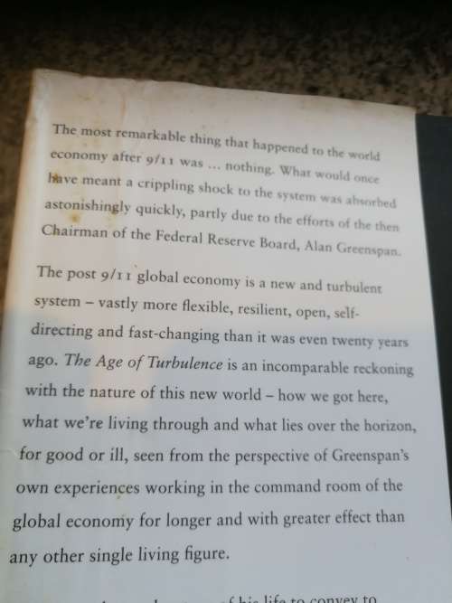 ALAN GREENSPAN THE AGE OF TURBULENCE Adventures in a New World
