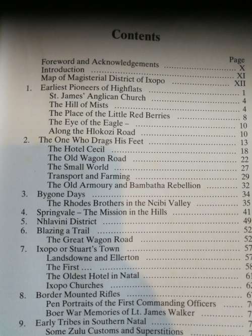 ON THE HIGH FLATS OF NATAL VALERIE WOODLEY ( Signed by the Author ) Natal Highflats Ixopo history