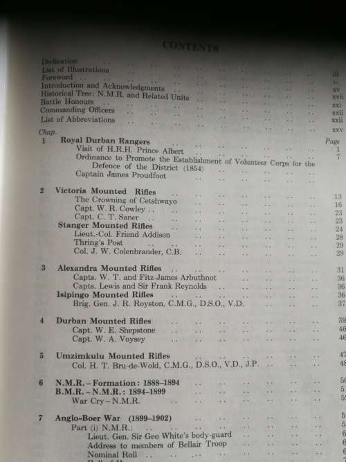 THE OFFICIAL NATAL MOUNTED RIFLES HISTORY ERIC GOETZSCHE and Its Antecedent and Associated Units