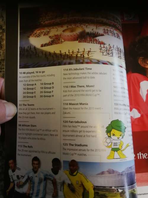 OFFICIAL MATCH PROGRAMME 2010 FIFA WORLD CUP 2010 Guide to the Knockout Stage Football Soccer