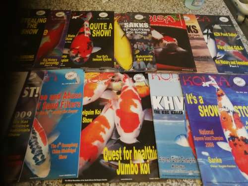 22 X KOI SA South African Koi Keepers Society magazines ( fish )