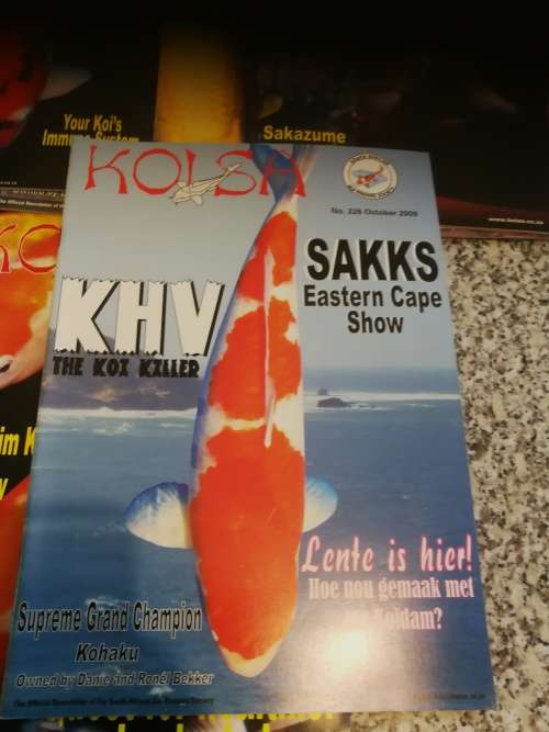 22 X KOI SA South African Koi Keepers Society magazines ( fish )