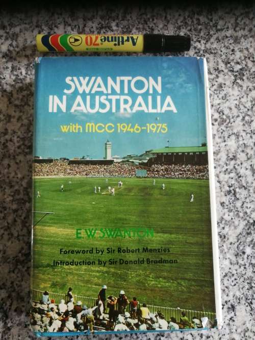 SWANTON IN AUSTRALIA with MCC 1946 - 1975 E W SWANTON ( Cricket )
