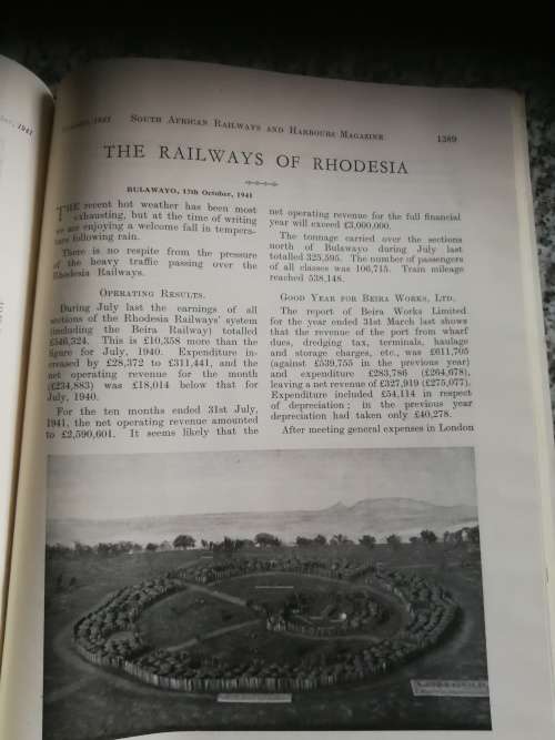 S A R and H MAGAZINE November 1941 South African Railways and Harbours