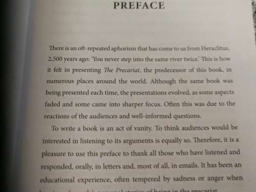 THE PRECARIAT CHARTER GUY STANDING