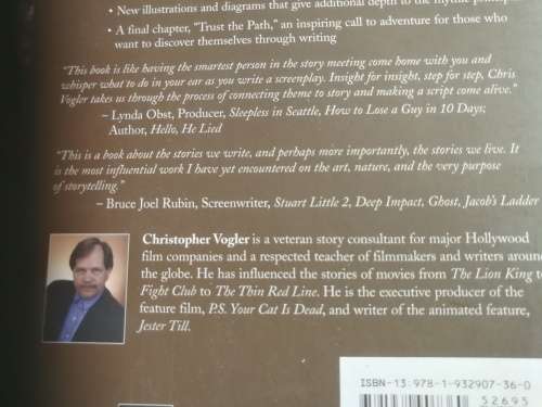 THE WRITER`S JOURNEY Mythic Structure For Writers CHRISTOPHER VOGLER Third Edition story writers