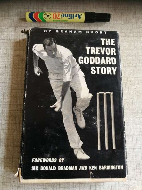 2 Books CAUGHT IN THE DEEP TREVOR GODDARD plus THE TREVOR GODDARD STORY cricket