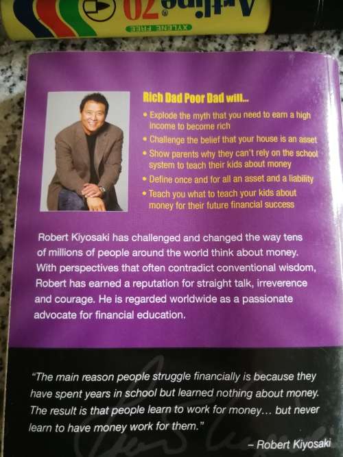 RICH DAD POOR DAD by ROBERT T KIOSAKI  - teaching kids about money