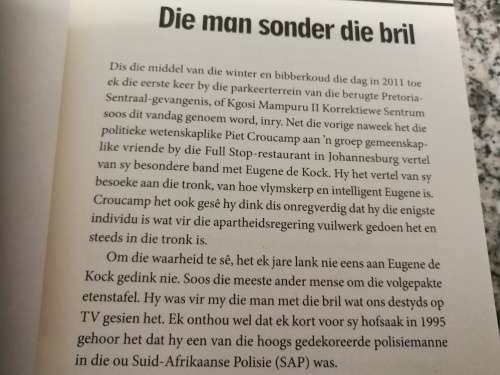 EUGENE de KOCK Sluipmoordenaar van die Staat ANEMARI JANSEN