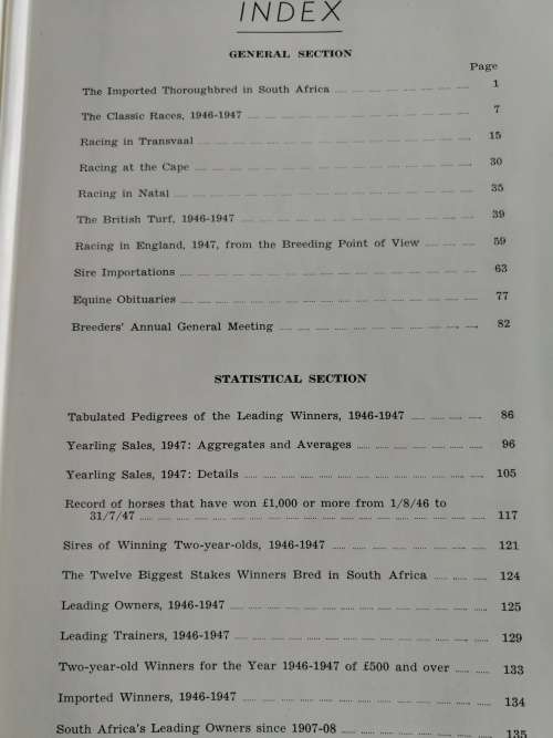 THE SOUTH AFRICAN BLOODSTOCK BREEDERS REVIEW Volume 111 j g FOURIE Horse Racing Breeding Horses