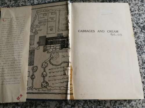 CABBAGES AND CREAM by V M FITZROY ( around 1949 )