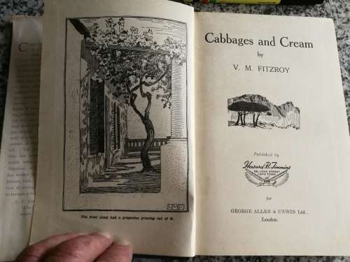 CABBAGES AND CREAM by V M FITZROY ( around 1949 )