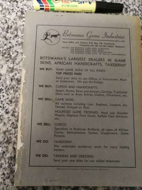 BOTSWANA NOTES AND RECORDS VOLUME 3 Published by The Botswana Society Gaberone  ( Journal )