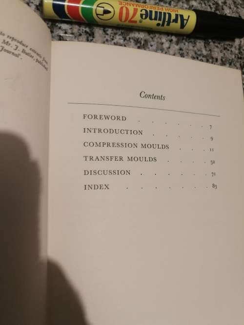 A MOULDER`S NOTEBOOK by JAMES BUTLER British Industrial Plastics  1961