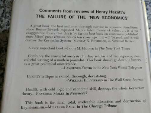 THE FAILURE OF THE NEW ECONOMICS An Analysis of the Keynesian Fallacies HENRY HAZLITT