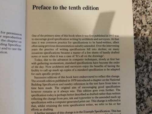SPECIFICATION WRITING FOR ARCHITECTS and SURVEYORS CHRISTOPHER J WILLIS and J ANDREW WILLIS