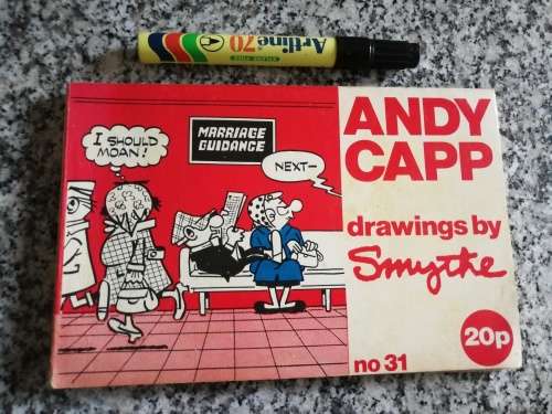 Bundle of 6 Andy Capp Drawings Comic books