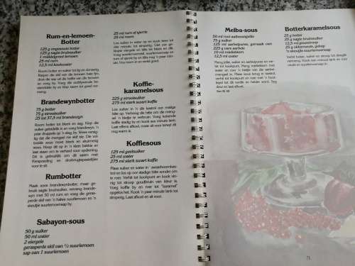 HEERLIKE NAGEREGTE SUID-AFRIKAANSE SUIKERVERENIGING ( resepte deserts puddings  )