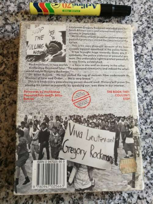 ROCKMAN Lieutenant Gregory Rockman told to EUGENE ABRAHAMS One Mans Crusade against apartheid police