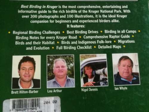 BEST BIRDING IN KRUGER BRETT HILTON-BARBER and LOU ARTHUR ( Kruger National Park birds bird watching