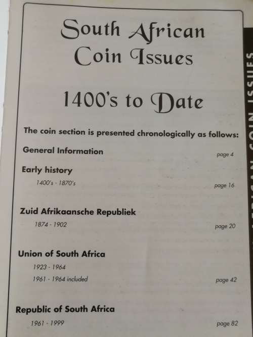 THE SOUTH AFRICAN COIN AND BANKNOTE CATALOGUE 1998 - 1999 English and Afrikaans