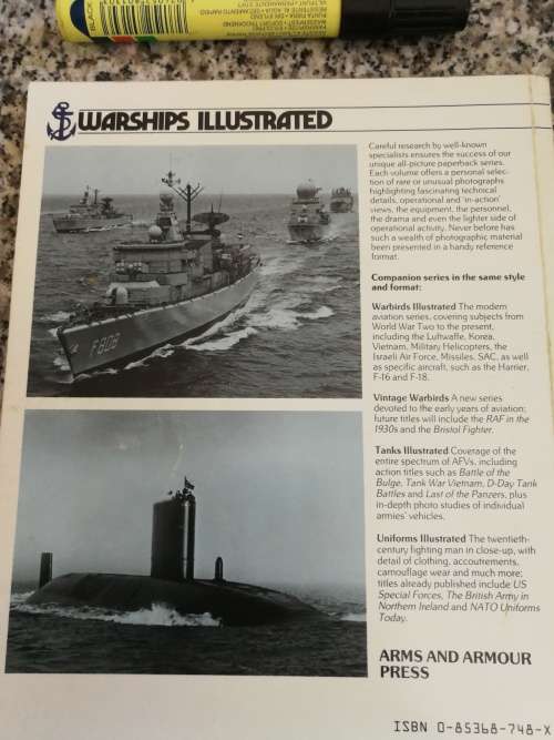 BRITISH DESTROYERS IN WORLD WAR TWO R A BURT Warships Illustrated No. 4